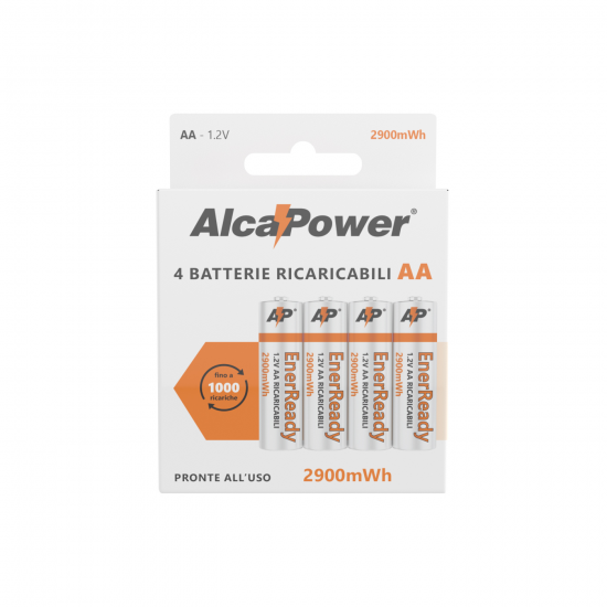 Confezione 4pz NI-MH AA 2900mWh - Pronte all'Uso - Clicca l'immagine per chiudere