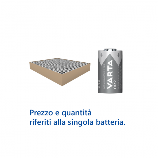 Pila Litio CR2 Bulk - Clicca l'immagine per chiudere