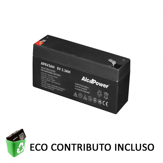 Ricaricabi. Ermetica 6V 3,3Ah - Clicca l'immagine per chiudere