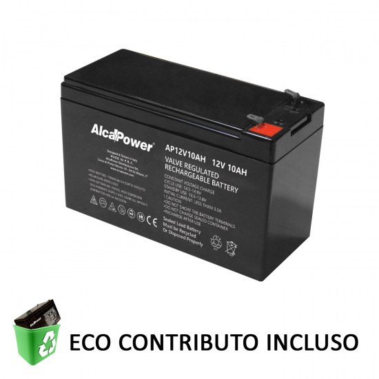 Ricaricabile Ermetica 12V 10Ah - Clicca l'immagine per chiudere