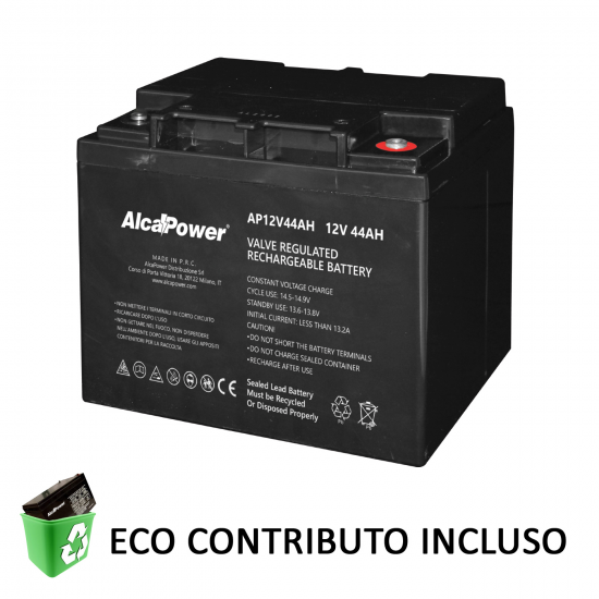 Ricaricabile Ermetica 12V 44Ah - Clicca l'immagine per chiudere