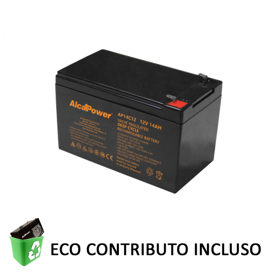 Ricaricabile Ermetica Piombo Ciclica 12V 14Ah - Clicca l'immagine per chiudere