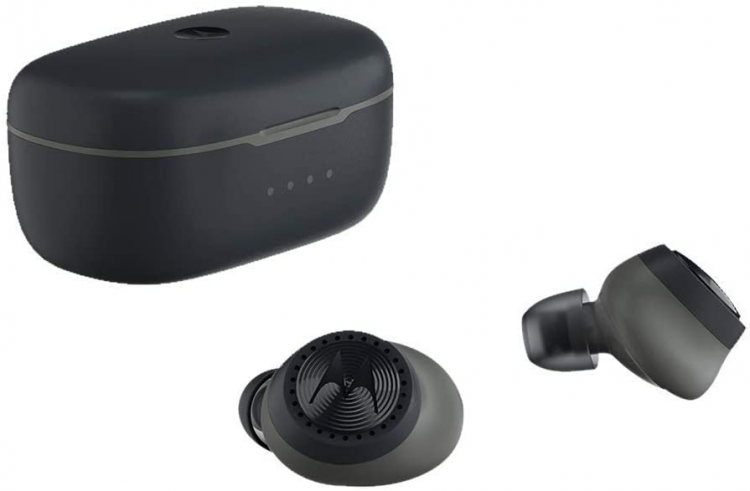 Auricolare stereo con bluetooth Mod. Vervebuds 200 nera - Clicca l'immagine per chiudere