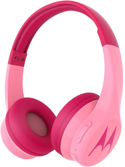 Cuffia stereo per bambini c/funzione BT Mod. Squads 300 rosa - Clicca l'immagine per chiudere