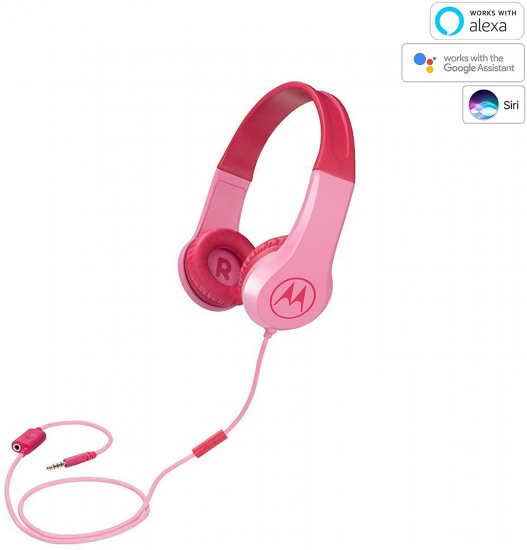 Cuffia stereo a filo c/limitaz. volume Mod. Squads 200 rosa - Clicca l'immagine per chiudere