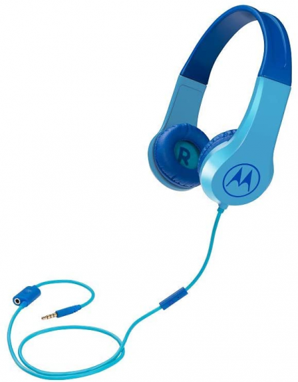Cuffia stereo a filo c/limitaz. volume Mod. Squads 200 blu - Clicca l'immagine per chiudere
