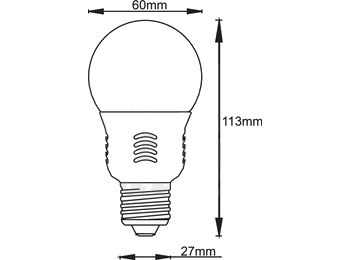 LAMPADA LED E27 12V 5W Luce calda - Clicca l'immagine per chiudere