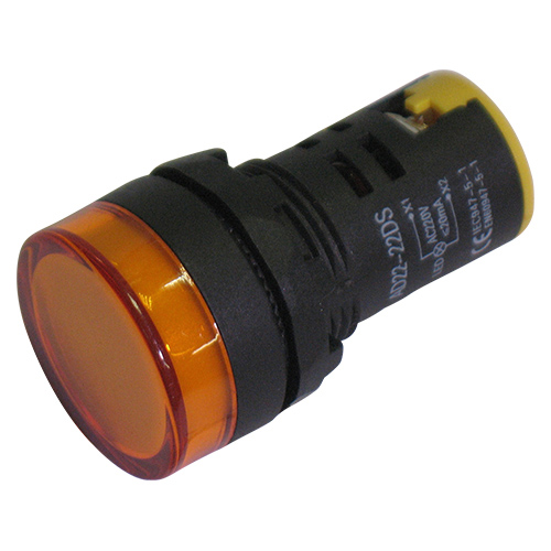 Segnalatore luminoso da pannello led 230v d.29mm giallo XY-LIL- - Clicca l'immagine per chiudere