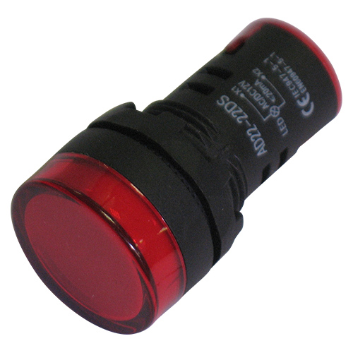 Segnalatore luminoso da pannello led 12v d.29mm rosso XY-LIL-22 - Clicca l'immagine per chiudere