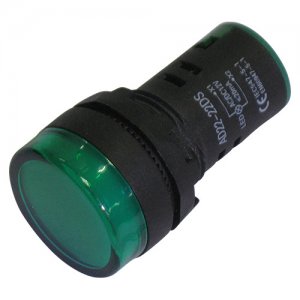 Segnalatore luminoso da pannello led 12v d.29mm verde XY-LIL-22