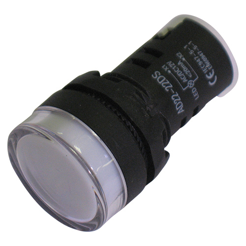 Segnalatore luminoso da pannello led 12v d.29mm bianco XY-LIL-2 - Clicca l'immagine per chiudere