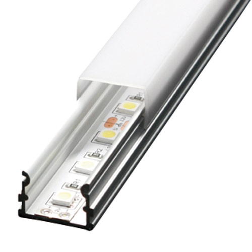 Profilo in alluminio per strip led da 15mm da incasso copertura - Clicca l'immagine per chiudere