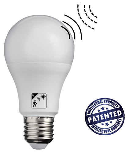 Lampada a goccia 9W E27 con sensore day night e movimento MKC L - Clicca l'immagine per chiudere