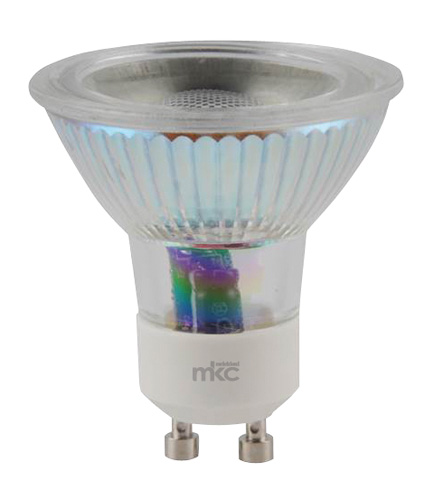 Lampada led angolo 38 luce calda corpo vetro IMC-GU10I5 5W MKC - Clicca l'immagine per chiudere