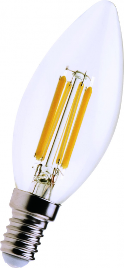 Lampadina LED FILOLAMP Candela 6W - Luce naturale - Clicca l'immagine per chiudere