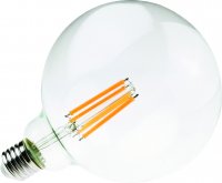 Lampadina LED FILOLAMP Globo G95 12W - Luce Calda, MKC Light