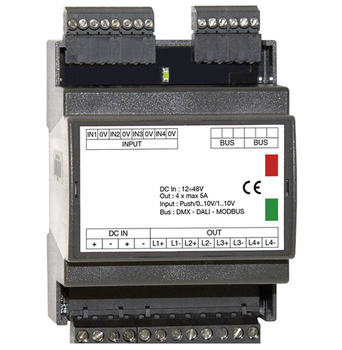 Dimmer per luci a led DLD1248-4CV-DMX-ME MKC Light - Clicca l'immagine per chiudere