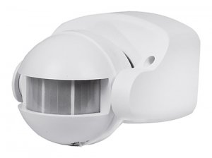SENSORE LX39 BIANCO PIR PARETE INFRAR 180° 12MT LX39 BIANCO