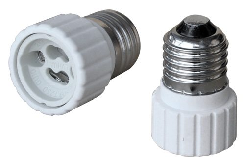 Adattat. portalampade da att. maschio E27 a att. femmina GU10 M - Clicca l'immagine per chiudere