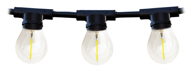 Cordoni portalampade da esterno MIMOSA 10M per 20 punti luce - Clicca l'immagine per chiudere