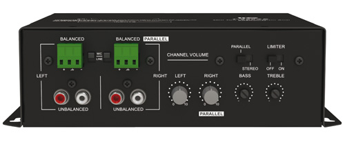 Mini amplificatore stereo digitale con ingressi bilanciati 2x60 - Clicca l'immagine per chiudere