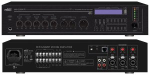 Amplificatore PA da 120W a 5 zone con USB/BT/WI-FI, mod. MK1205