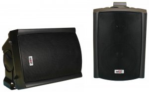 Diffusori coppia 70W neri 8ohm, con trasformatore 100V REF-50T