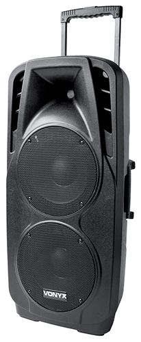 Diffusore portatile da 1000W 2x 10" con 2 radiocomandi UHF mod. - Clicca l'immagine per chiudere