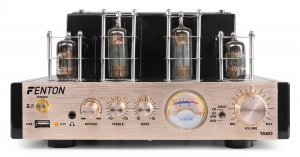Amplificatore stereo ibrido valvolare con Bluetooth, USB/SD mp3