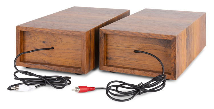 RP165 Set giradischi amplificato + 2 altoparlanti stereo e rice - Clicca l'immagine per chiudere