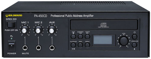 Amplificatore pa con lettore cd/mp3 PA-450CD - Clicca l'immagine per chiudere