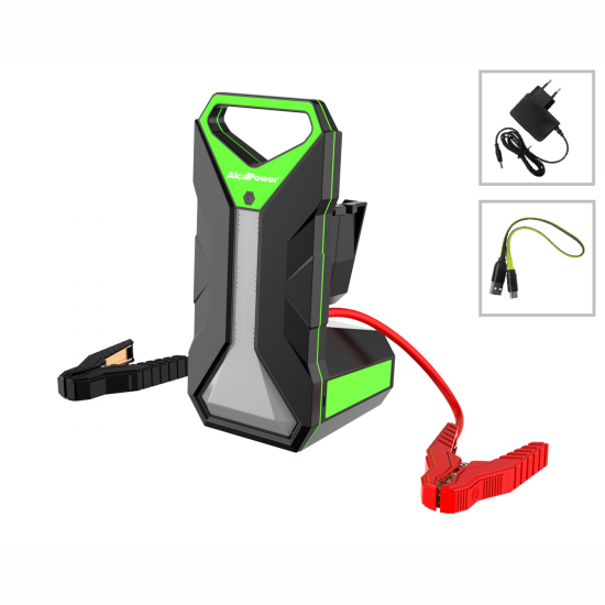 Avviatore d'emergenza 2000A + Power Bank+Lanterna - Clicca l'immagine per chiudere