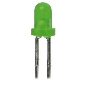Led Luce Diffuso Ø 3 Verde LED/3V-I - Clicca l'immagine per chiudere