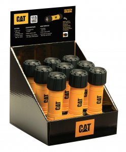 CAT CTRACK9 | Espositore torce LED in ABS 200 Lumen tecnologia