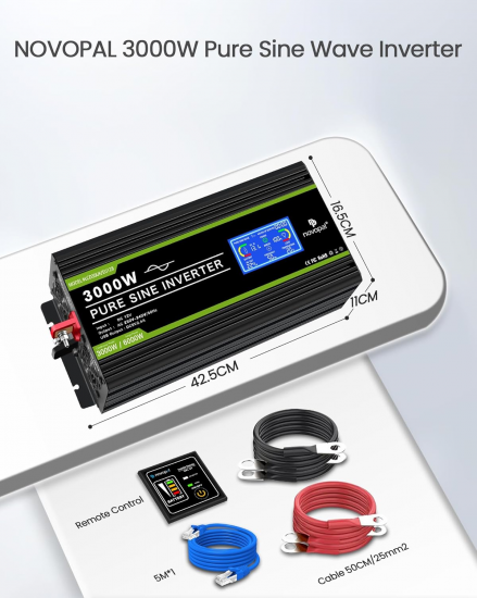 Inverter 3000W sinusoidale pura 12V 220V - Clicca l'immagine per chiudere
