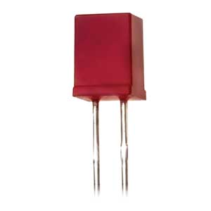 Led Quadrato 5x5 Rosso LED/Q/R-C